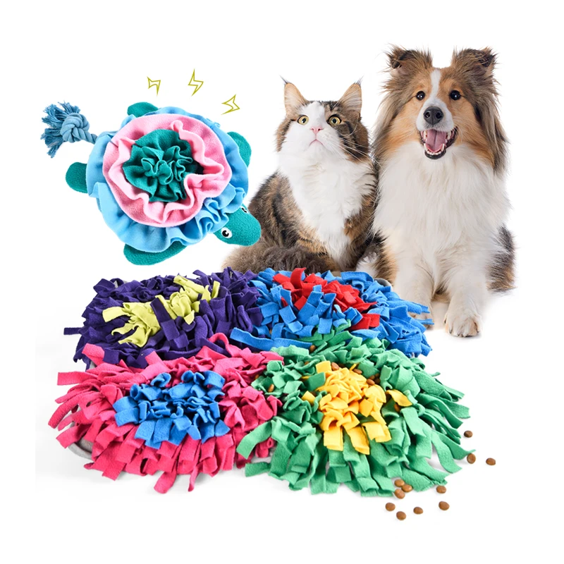 

Interactive Pet Slow Food Feeding Mat Sniffing Toy Pet Cat Dog Snuffle Mat