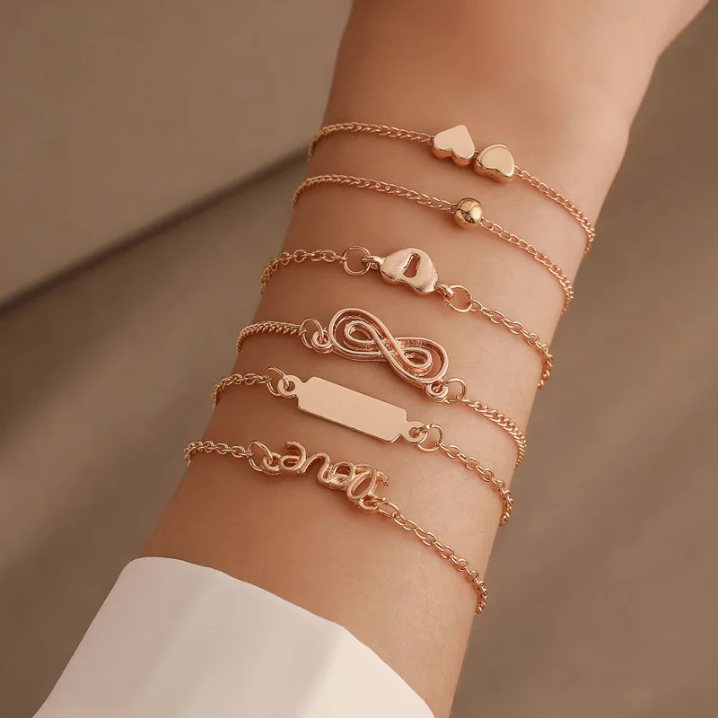 cheap slim bracelet charm fashion jewelry bracelet trendy gold fancy cute jewellery bracelet slap snap jewelry