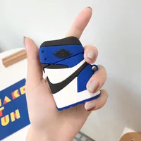 

For AirPods 3D Silicone Case Sport Shoes Sneaker Cover Case Charging Box For Airpodss 1 2 Silicone Box