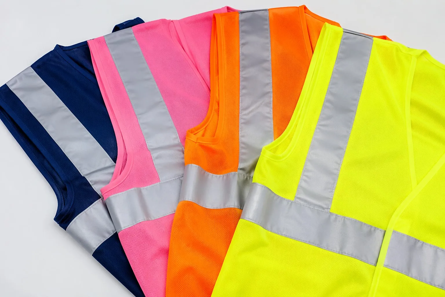 Color options for hi-vis safety apparel