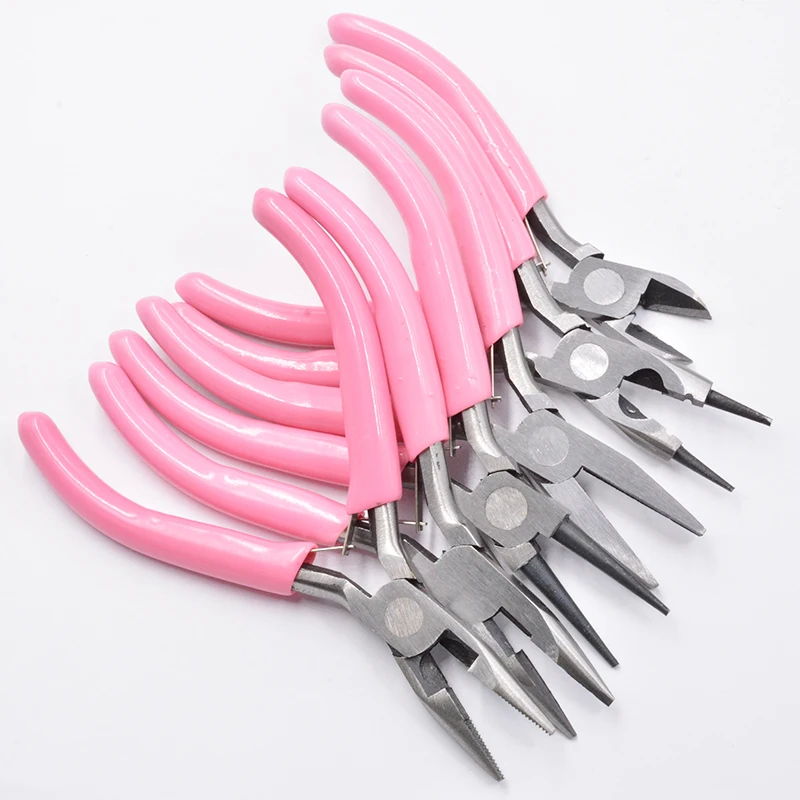 

10 pcsJewelry Pliers Handle Anti slip Splicing mini Jewelry Pliers Tools Equipment Kit for DIY jewellery making Accessory plier