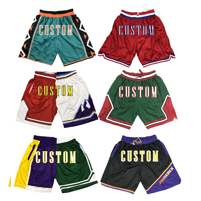 

custom mens unisex female short basic blanks pocket mesh basketball shorts wear uniform jersey, Custom color