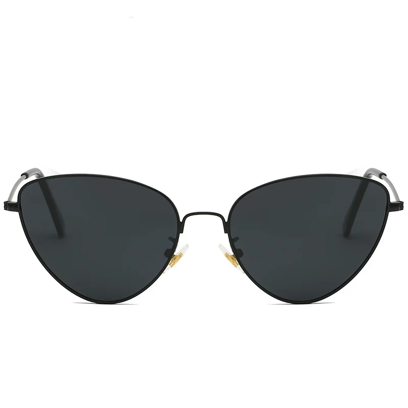 

2021 new triangle glasses cat eye European and American sunglasses trend small frame fashion sunglasses 2693