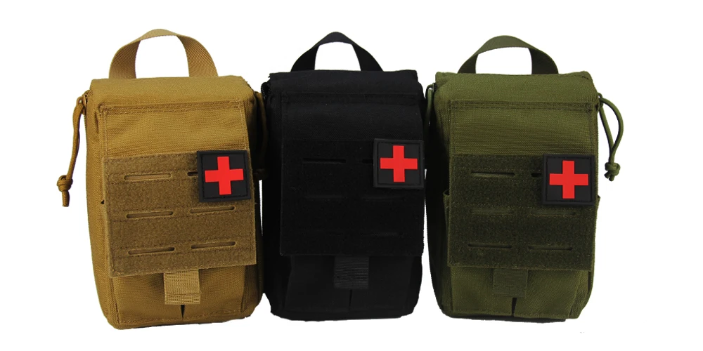 TANSOLE EHBO-tas, leeg, Molle Tactical heuptas, ETM, tactische ifak tas