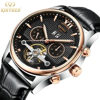 

KINYUED J010 Men Automatic Mechanical Watch Luxury Brand Leather Strap Watch For Men