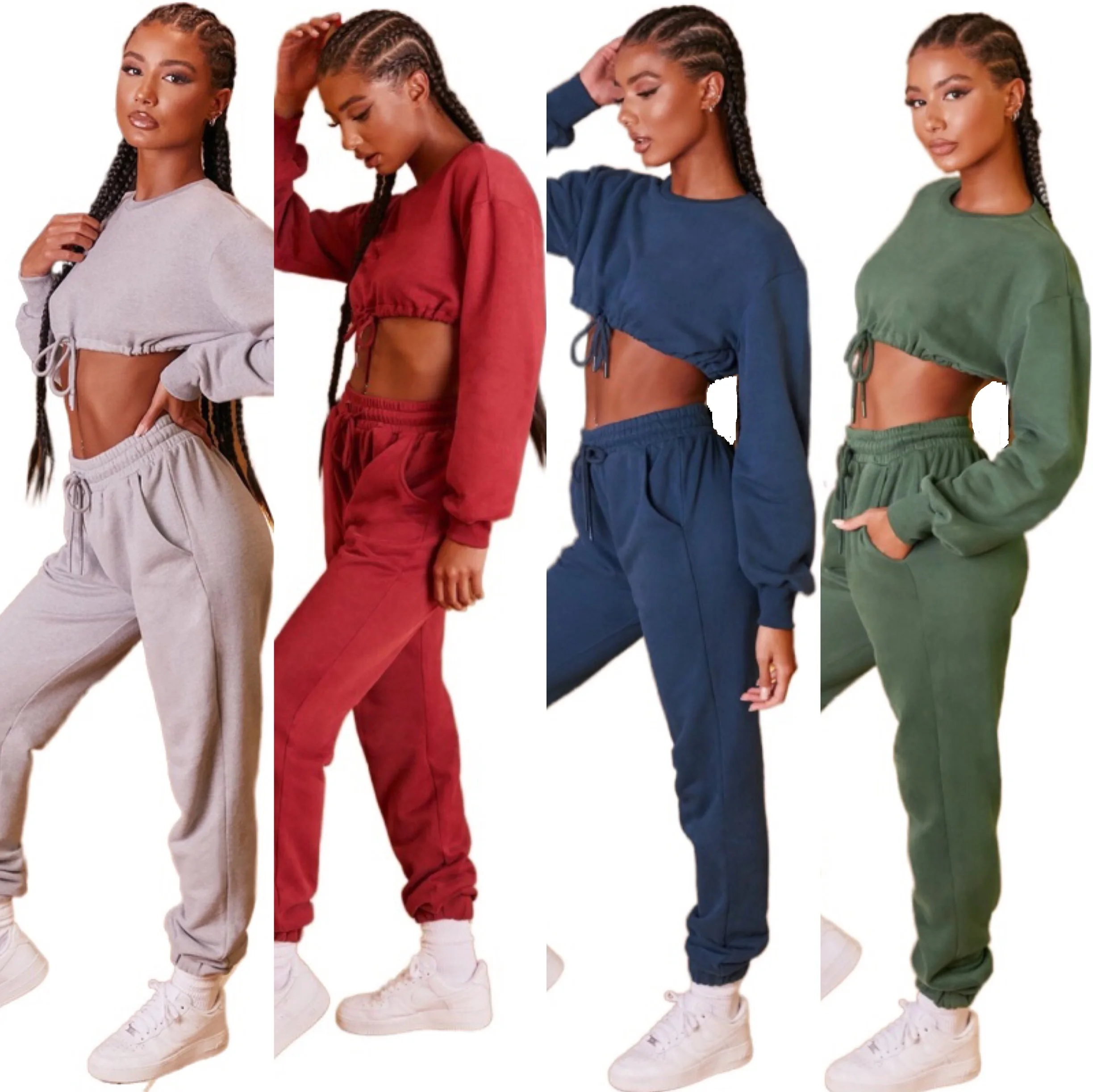 

BBOY11101 New round neck women sportswear plus size fitness yoga set