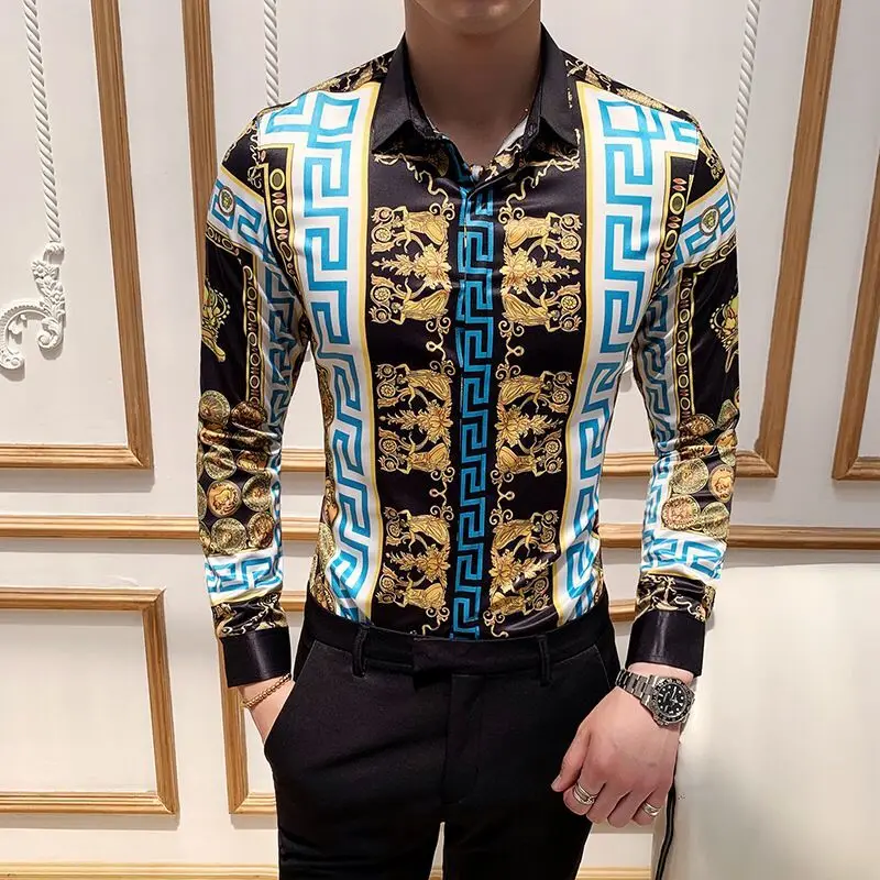 

2022 New Arrivals Spring Men's Shirts OEM Custom Organic Cotton Printing Eco-friendly Casual Dress Men Shirt, Blue black or customized