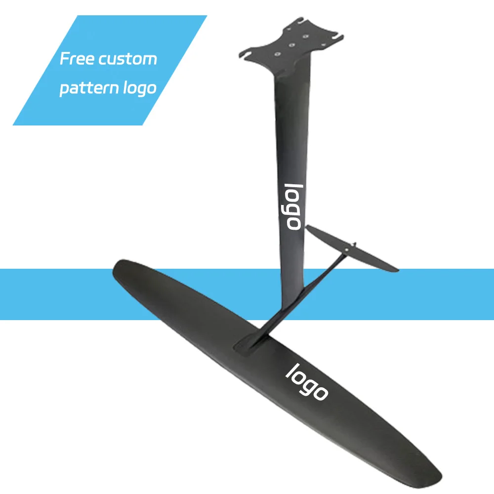 OEM Large Blade GY1310 2100sqcm Carbon Fiber Hydrofoil Newly Designed Mast for Large Ocean Waters Surfing Jumping Surfboard