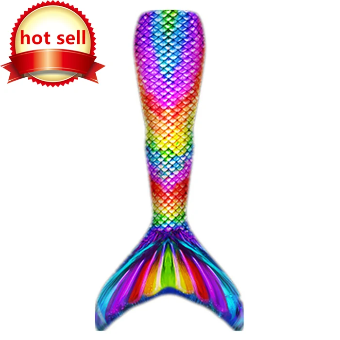 

2021 New Style kids and adult swimwear beachwear mermaid tail monofin bathing suit