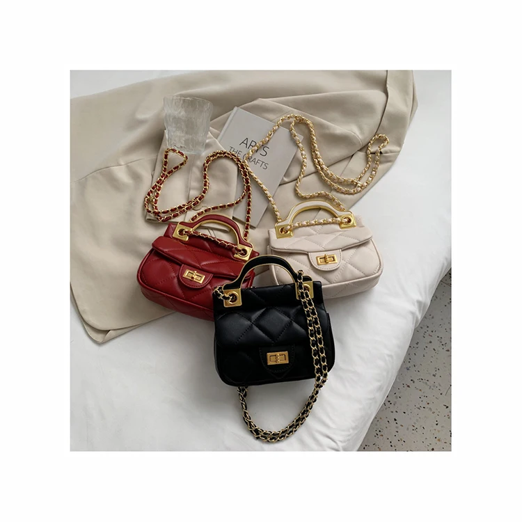 

Diamond Lattice Mini Tote bag New Quality PU Leather Women's Designer Handbag Luxury brand Shoulder Messenger bag Travel Purses