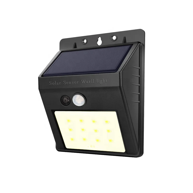
Smart Home Wall Waterproof Outdoor Motion Sensor LED Solar Power Garden Light 