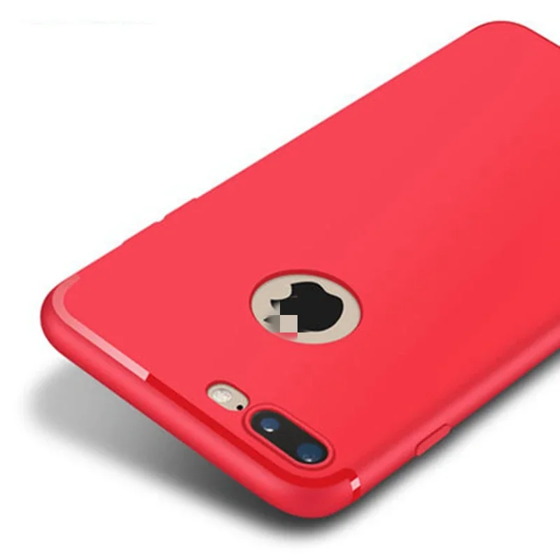 

Skin-friendly scrub Show logo cell phone case, Three colors