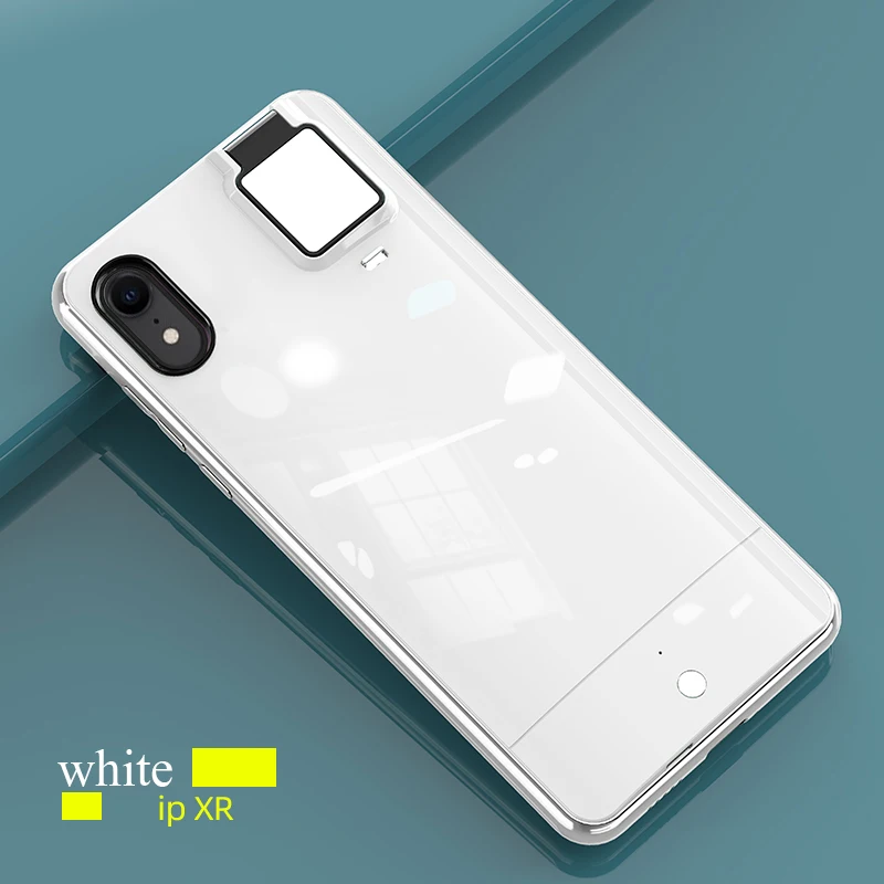

2021 Second generation Light Phone Case LED Selfie Flashlight Light Up Phone Case For iPhone XR