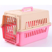 

Luxury Airlines approved plastic dog carrier travel cat trolley cage outdoor pet air box