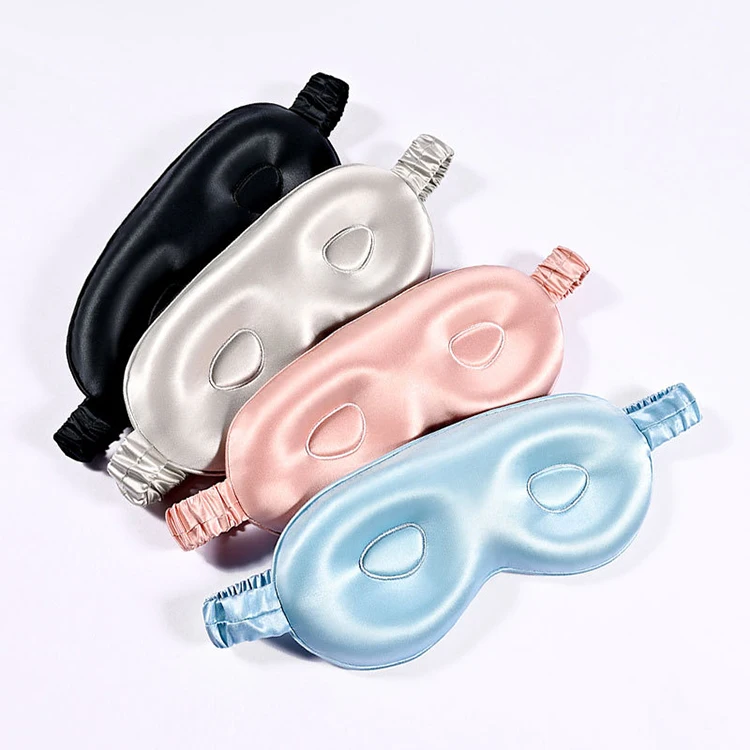 

wholesale silk 3D sleeping eye mask silk 3D eye mask eyelash protection custom logo 19mm 100% mulberry 3d silk eye mask