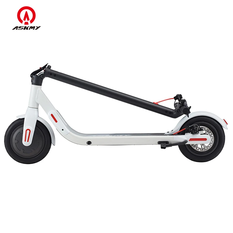 

ASKMY EU Warehouse Cheap 8.5 Inch Solid Tire Folding Scooter Electric for Adults Front And Rear Brake