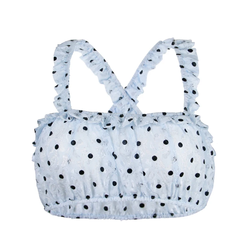 

Free Sample KKN1028 Dot Appeal Small Condole Belt Vest Female Wears Summer Knit Short Jacket Outside Vest Tank Fashion Crop Top