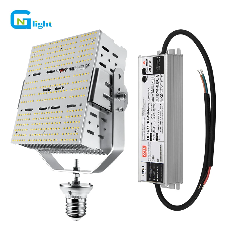 

1000W MH Mogul E39 base 5000K Daylight DLC listed 5 years warranty Parking Lot Light 480V 240W LED Retrofit kits