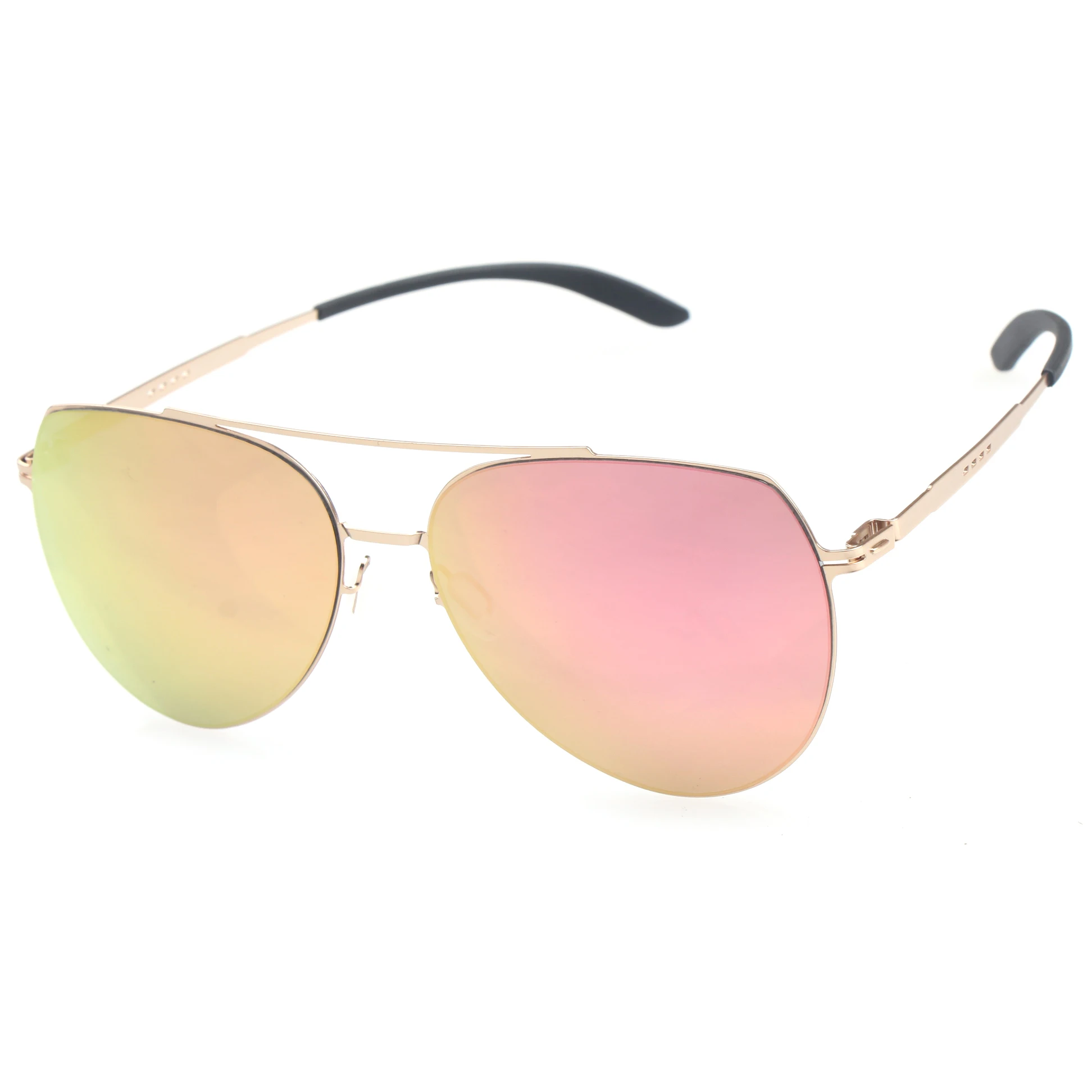 

2021 fashion style customizable colors women sunglasses metal frame sun glasses, Customized colors