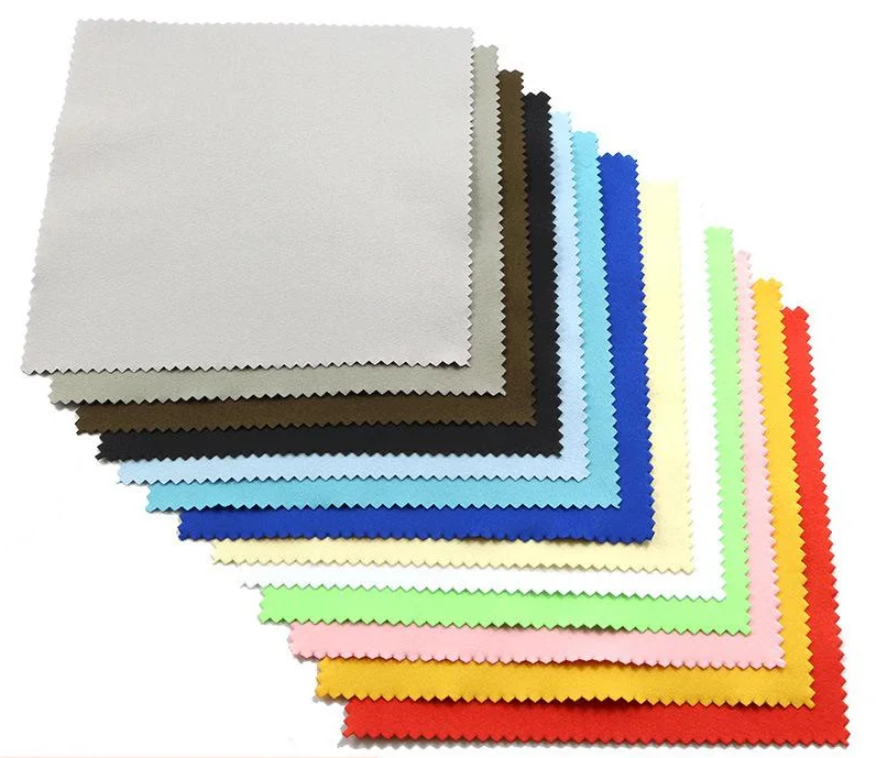 

China Factory Wholesale Microfiber Suede Glasses Wipe Cleaning Cloth, Customized color