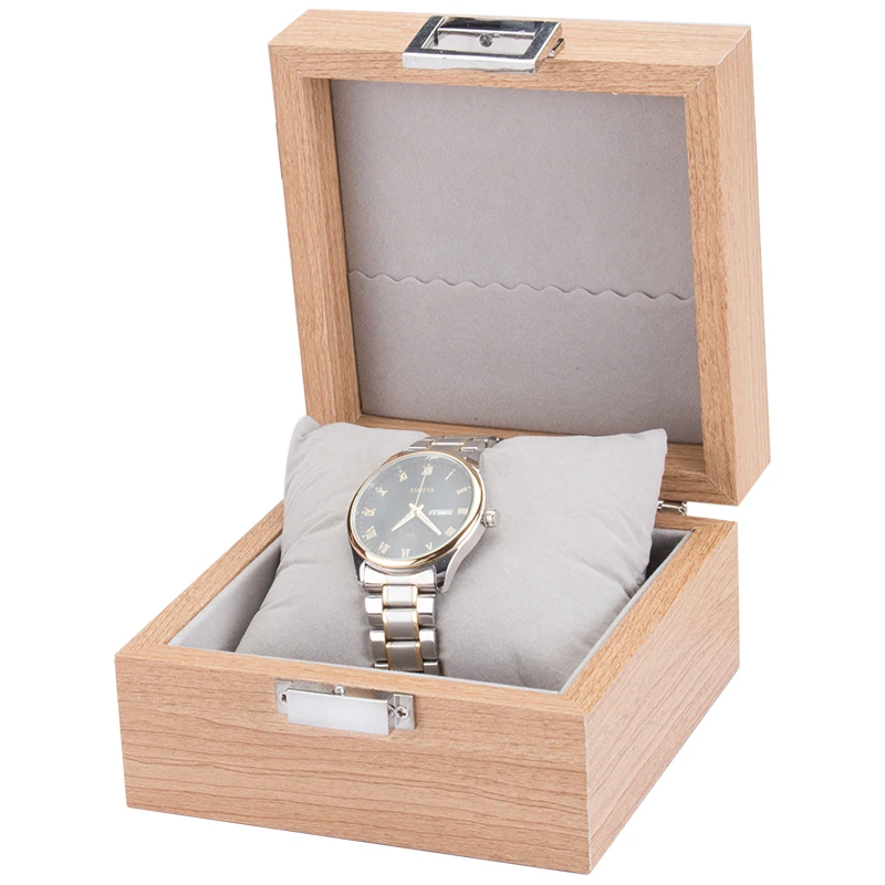

Small Single Wood Watch Box Watch Jewelry Wooden Storage Box