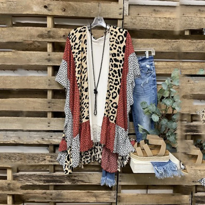

Fashion Leopard Print Cardigan