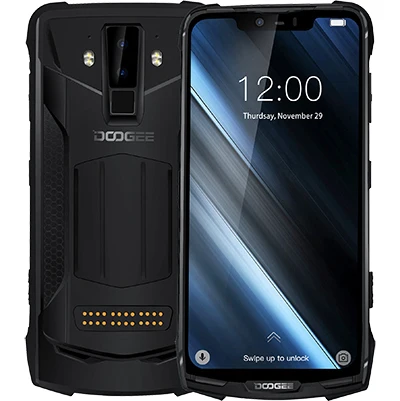 DOOGEE S90 IP68/IP69K Waterproof 6GB 128GB Cell Phone shockproof 5050mAh 6.18'' MT6671 16MP Camera Smartphone