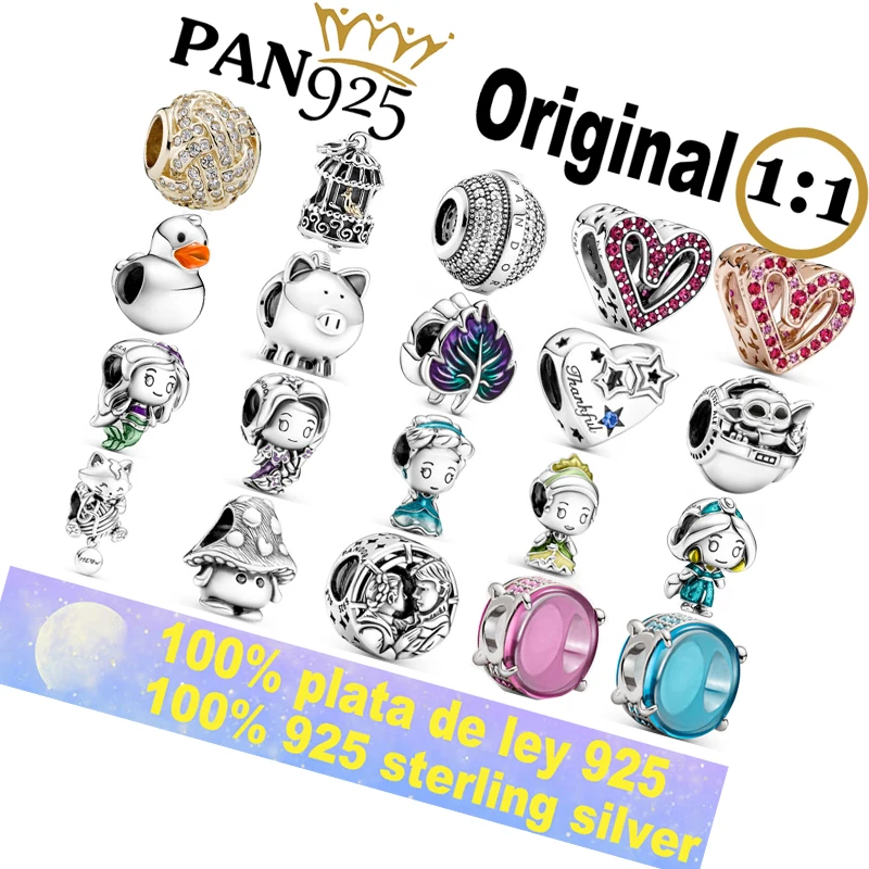 

Zz60 2021 High Quality 925 Sterling Silver Jewelry Fit Pandoraer Bracelet DIY Beads, Free Shipping At Wholesale Price, Silver gold copper bronze black