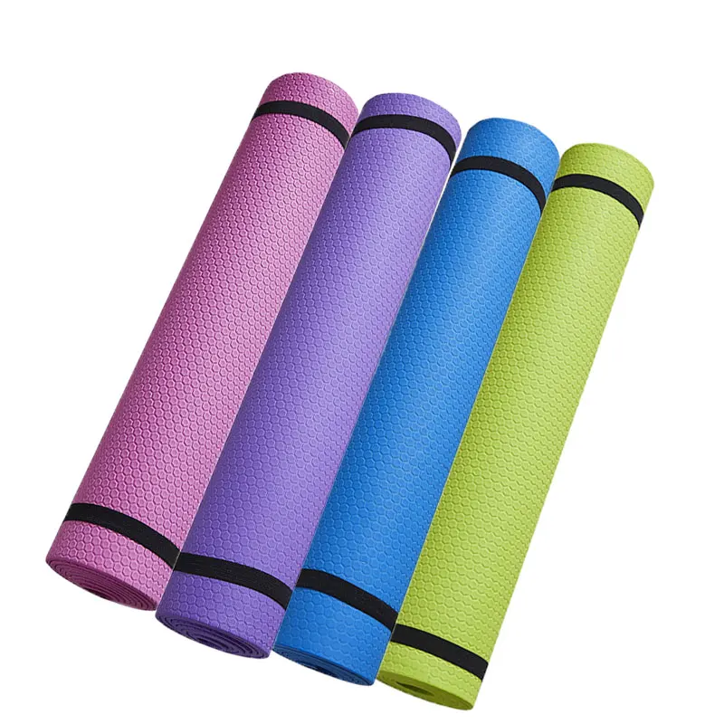 

Wholesale Custom 3mm 4mm 5mm 6mm Home Exercise Fitness Non Slip Eco Friendly EVA Yoga Mat, Colors