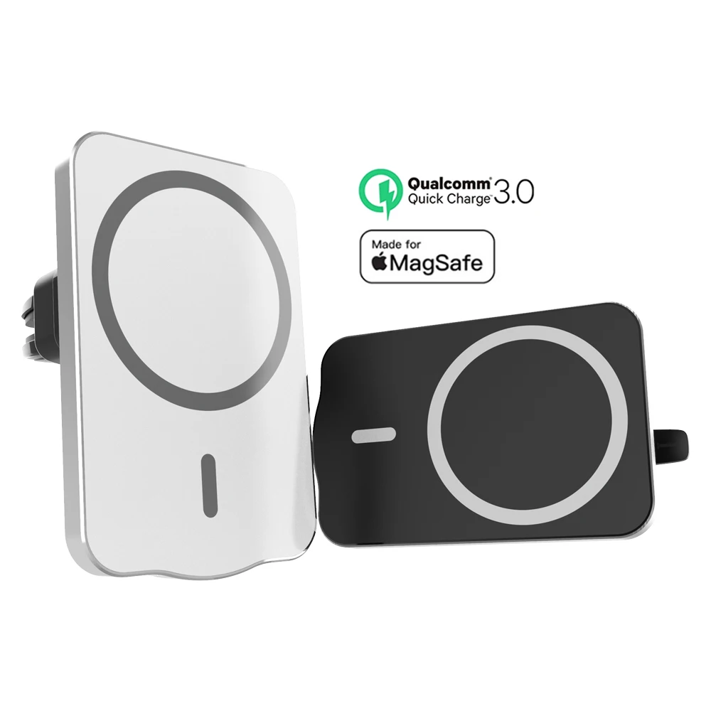

Wholesale 15W Magsafe Fast Charging Qi Magnetic Car Wireless Charger Mount for Apple iPhone 12 Wireless Car Charger
