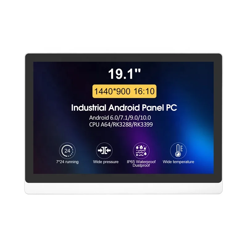 

Wall Mount 19 Inch Industriale Touch All In One Android Panel Pc With Rfid Card Reader