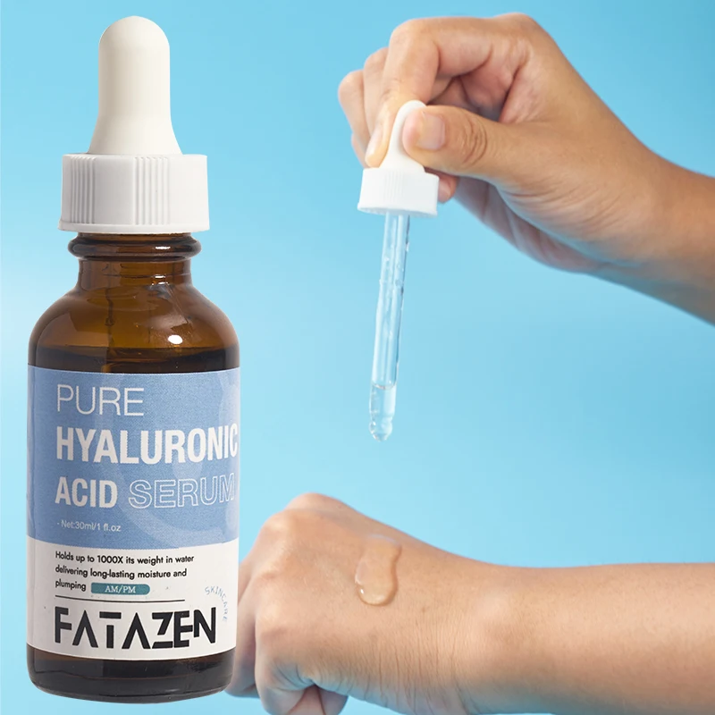 

FATAZEN Beauty Products Pure Hyaluronic Acid Serum Skin Care Soothing Face Serum Private Label Repairing Enriched Facial Serum