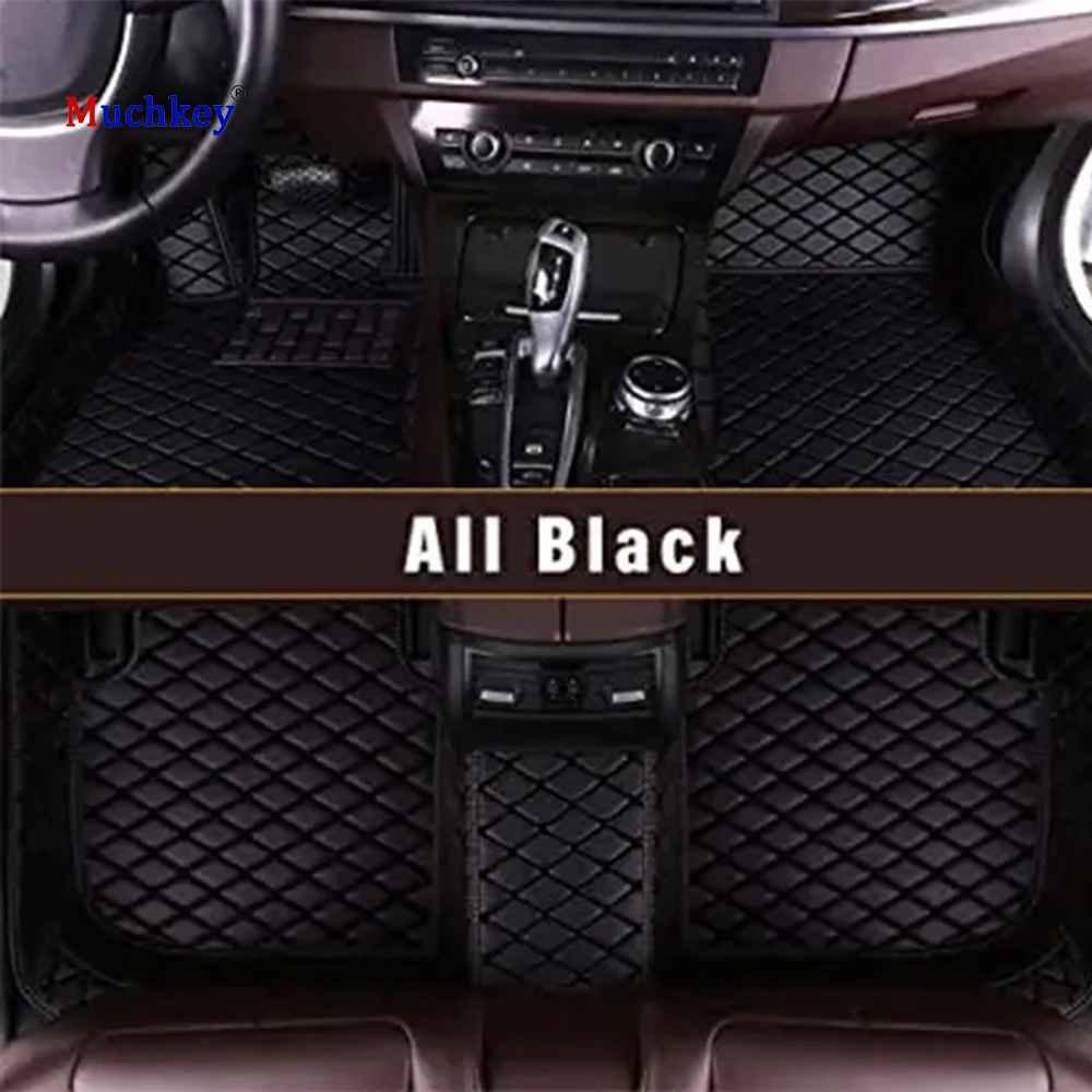 

Muchkey Hot Pressed 5D for Cadillac CTS Sedan 4Door 2007 2008 2009 2010 2011 2012 2013 Luxury Leather Car Floor Mats