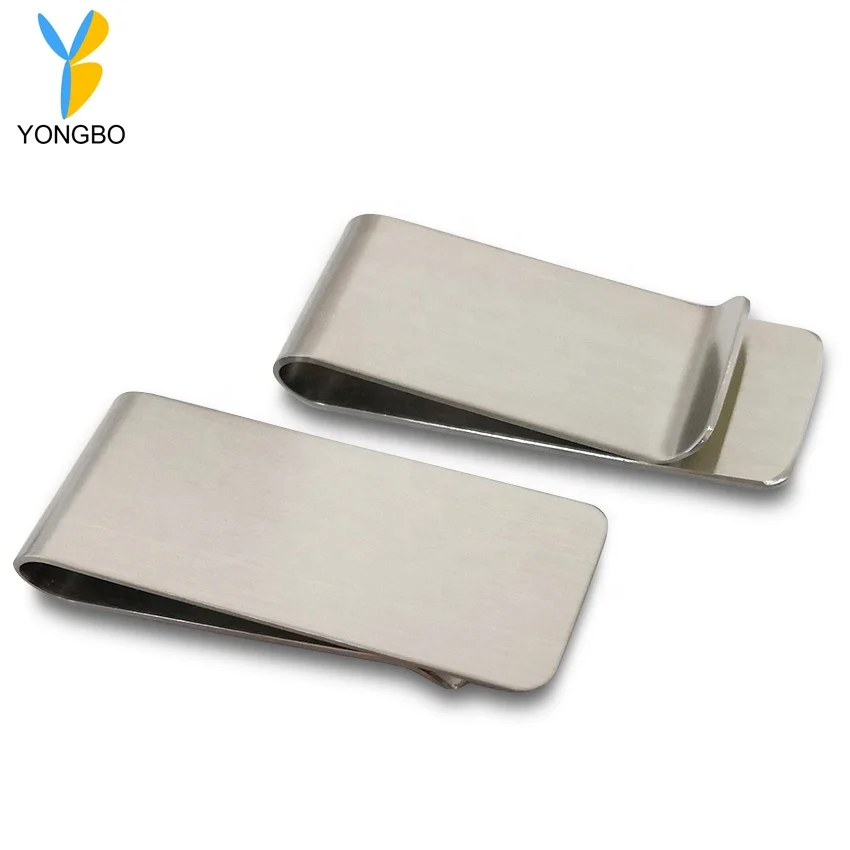 

Blank Silver Stainless Steel Metal Money Clip