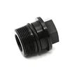 Custom billet aluminum fork tube cap with male threaded