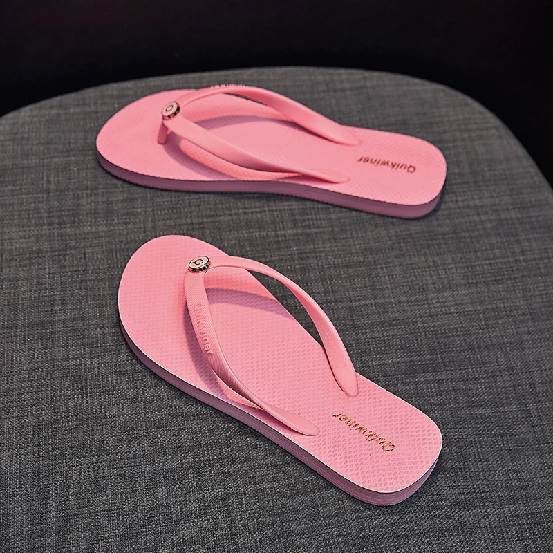 

Factory Price Beach Flat Sandals Flip Flop Flip-flops For PVC For Women slippers