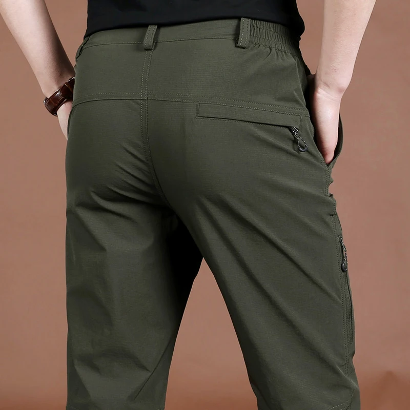 

Men Summer Waterproof Trousers Outdoor Sport fishing softshell Pants