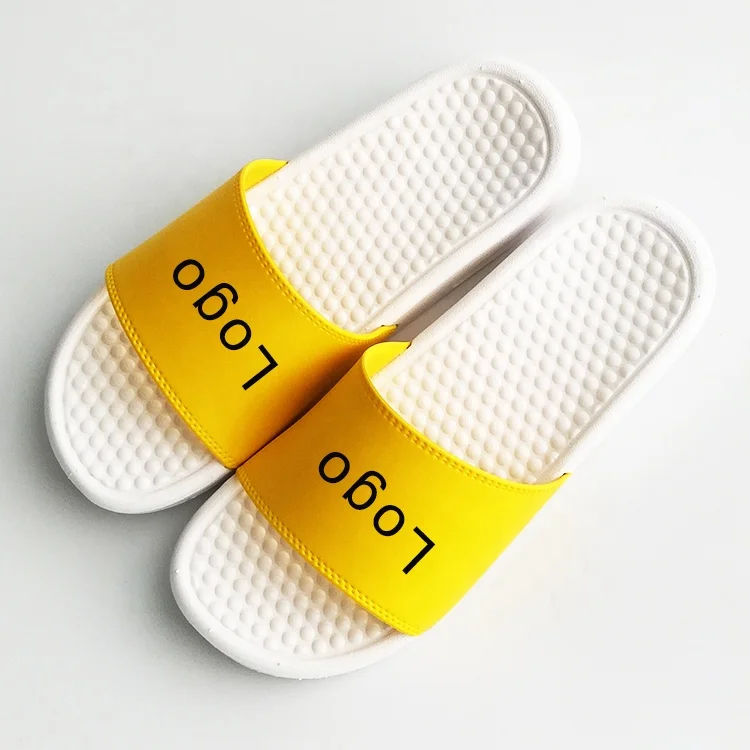 

Factory Wholesale Unisex Flat Slides Sandals For Men And Women Waterproof Custom Pvc Massage Slippers