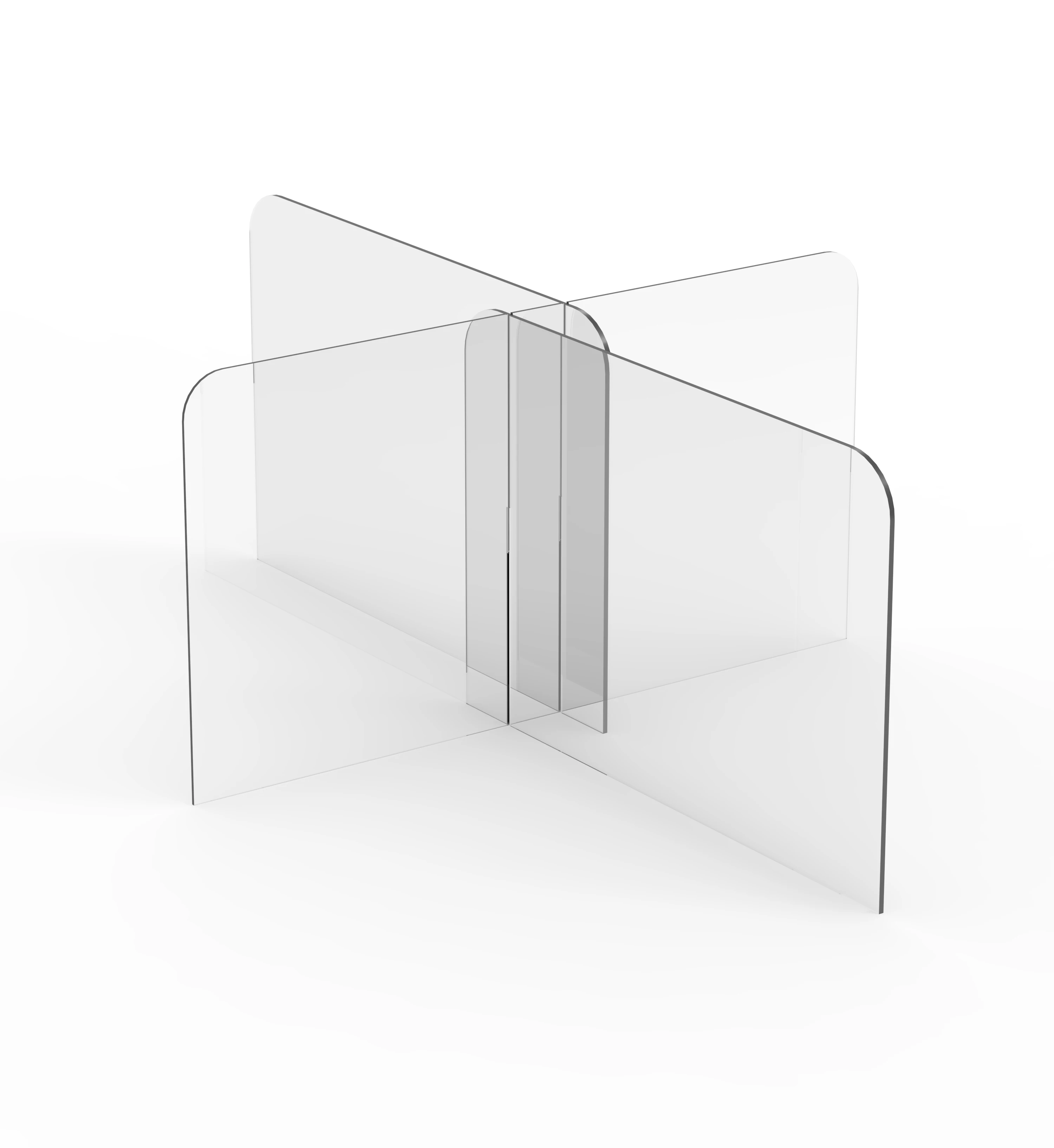 Free Shipping Dining Table Acrylic Plexiglass Separator Divider Sneeze