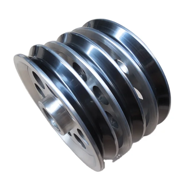 

High Quality Flat Groove Aluminum Ceramic Coated Pulley With Best Price