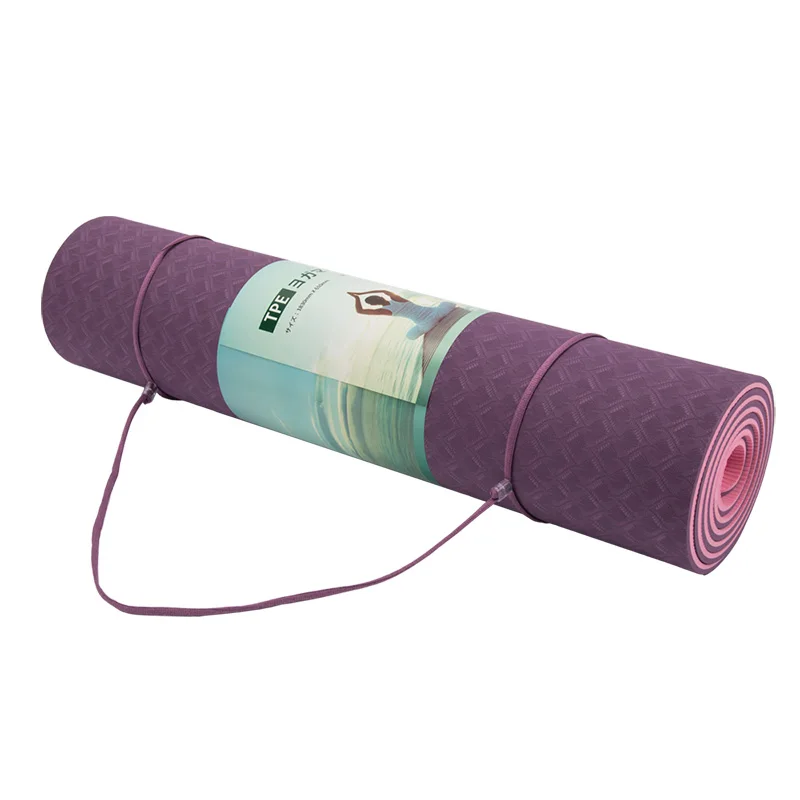 

Custom Different Color Low MOQ Personalize Kit TPE Wholesale Yoga Mat, Customized