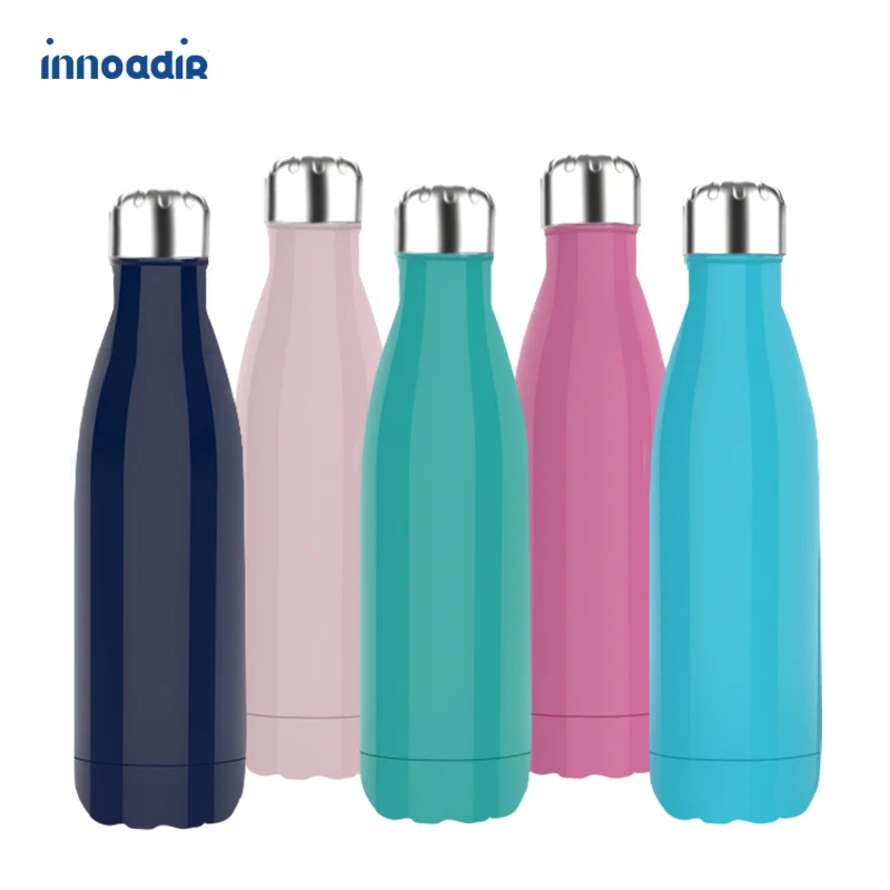 

reusable steel insulated vacuum glitter water bottle 17oz double wall manufactory