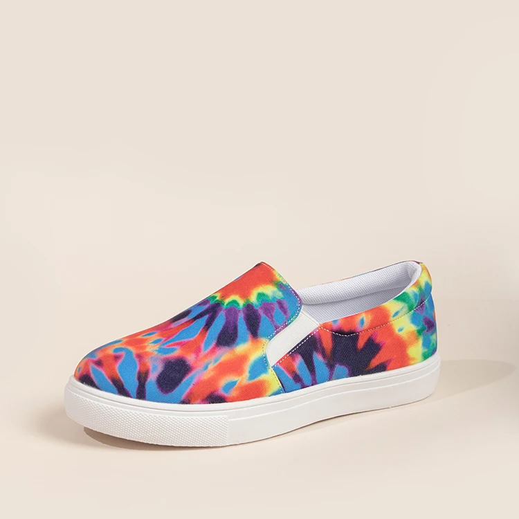 

painting canvas shoes fashion breathable platform trendy shoes casual beach woman shoes
