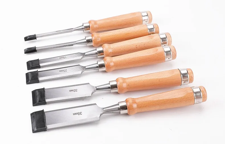 New Design Wood Chisel Set 4/6pcs Sets Carve Patterns Woodwork Chisel