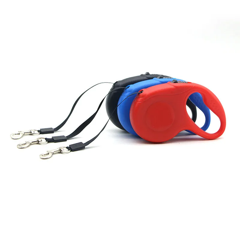 

Wholesale Good Price and Good Quality 3M 5M Heavy Duty Pet Retractable dog leash, 3 colors