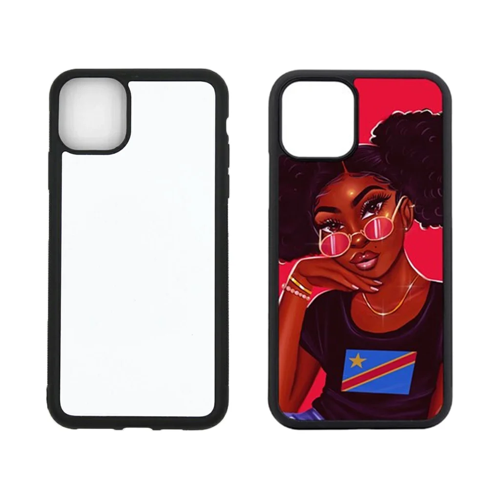 

Zhike for Fundas Para Celulares 2d TPU 2021 New Bulk Printing Diy Black Girl Sublimation iPhone 12 Mini 11 Pro Max Phone Case