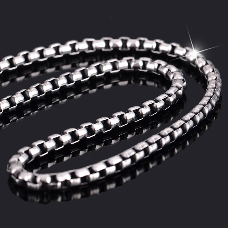 

stainless steel men's necklace pendant chain no fade and rust Separate chain for pendant fashion jewelry