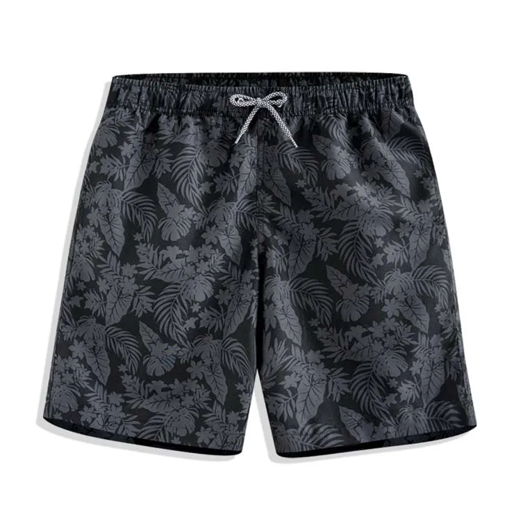 

2021 Fashion Plain Printed Men's Home Shorts Plus Size quick-drying men's bycycle shorts