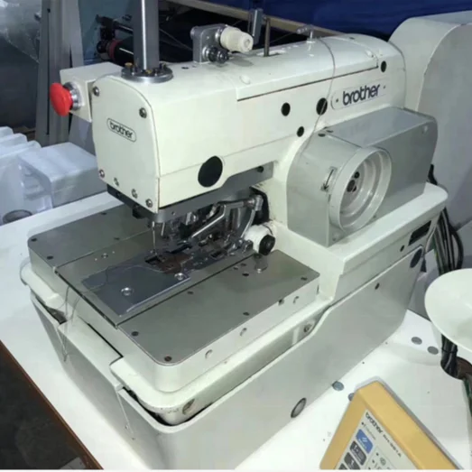 
Used brother buttonhole machine rh 981a 00 / 01 / 02 computer round head industrial electric sewing machine 