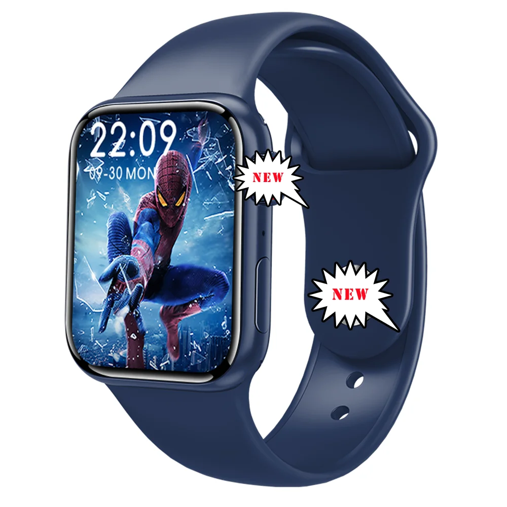 

2021 New M16Plus Smart Watch 1.75inch HD Curved Full Screen BT Call Sport Spin Button Wireless Charge Waterproof